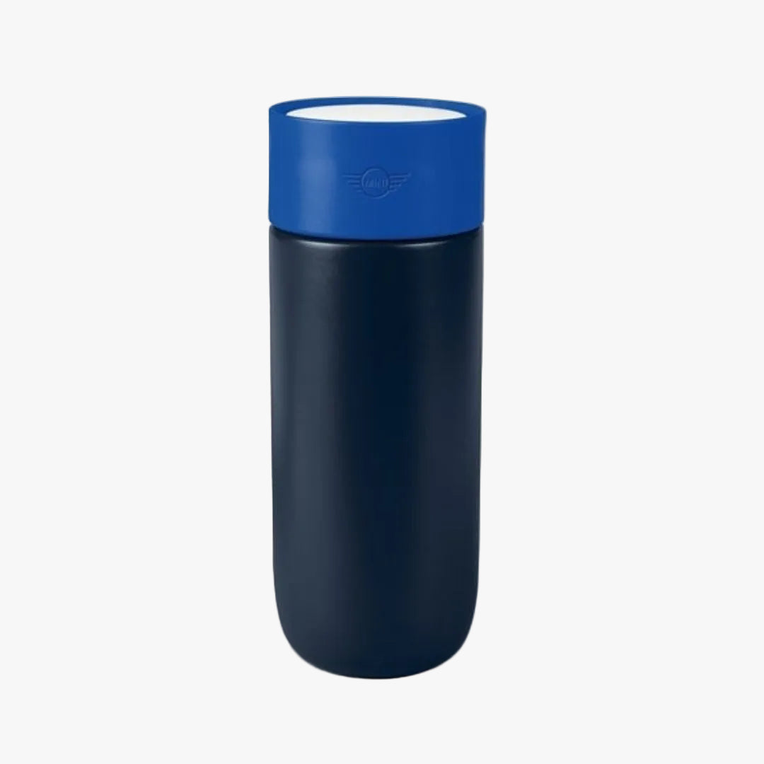 MINI - Termokrus med farveblok 500ml - Blå/Navy