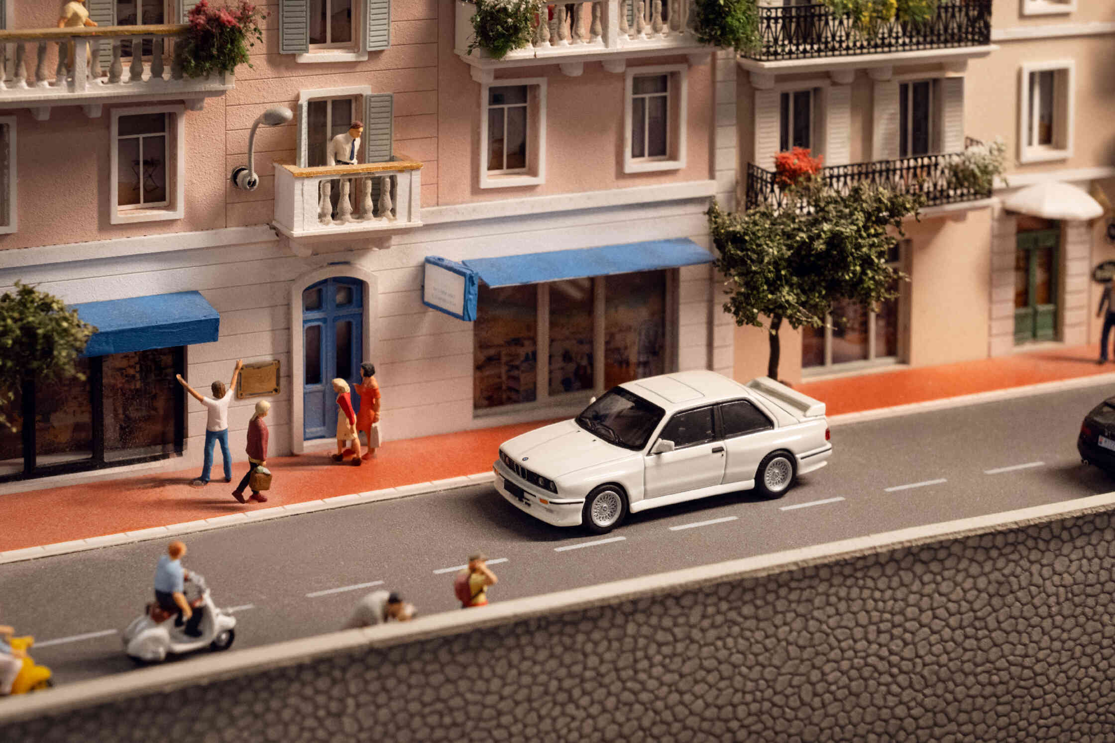 BMW M3 E30 Miniature Modelbil (1:64)