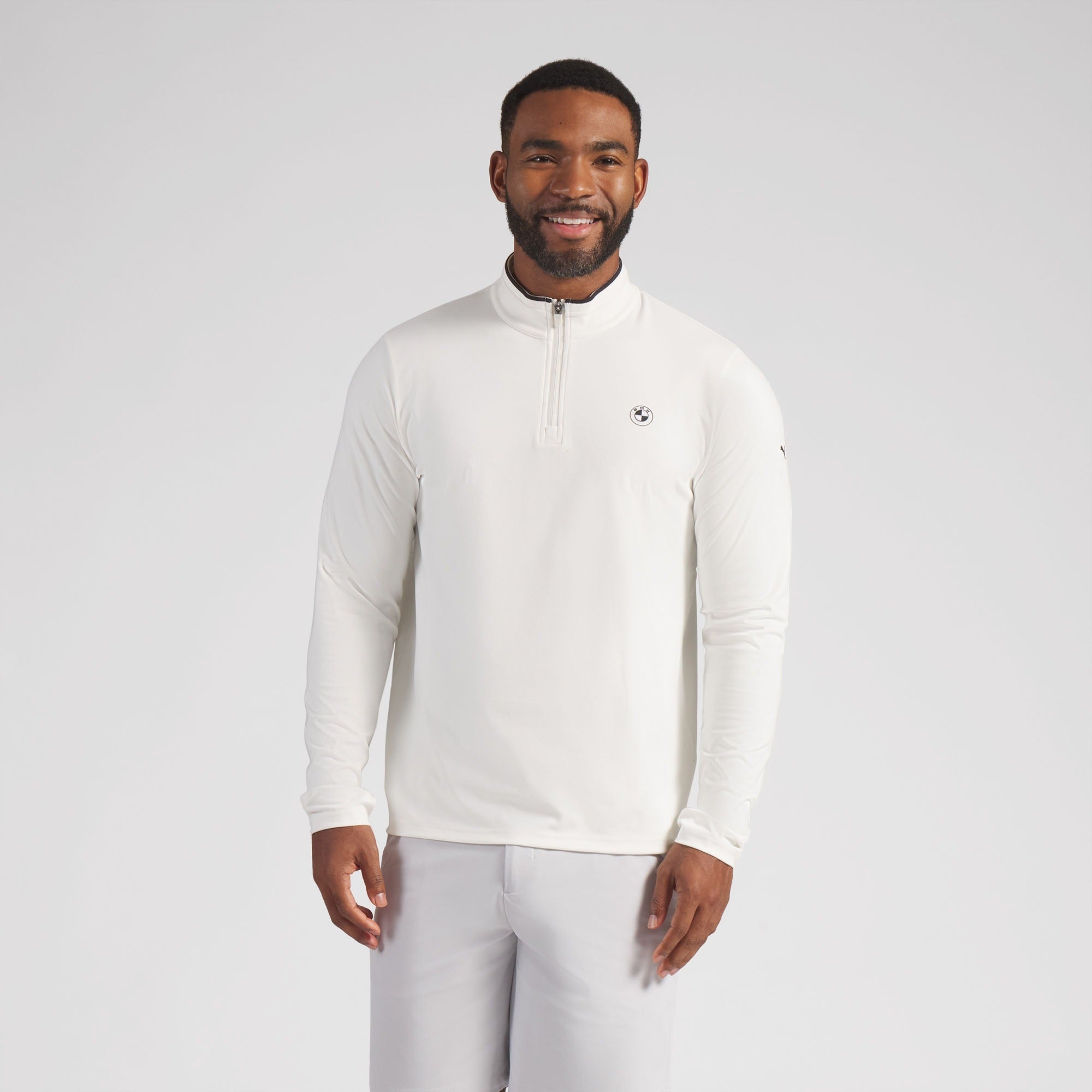BMW - Golf 1/4 Zip trøje - Hvid