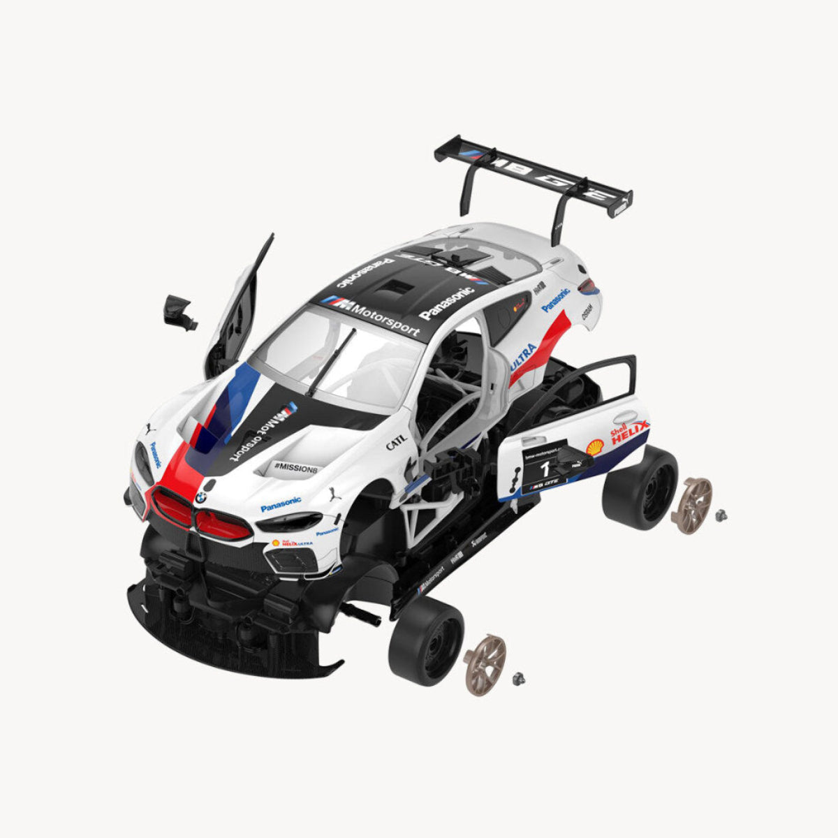 BMW - M8 GTE Fjernstyret Bil (1:18)