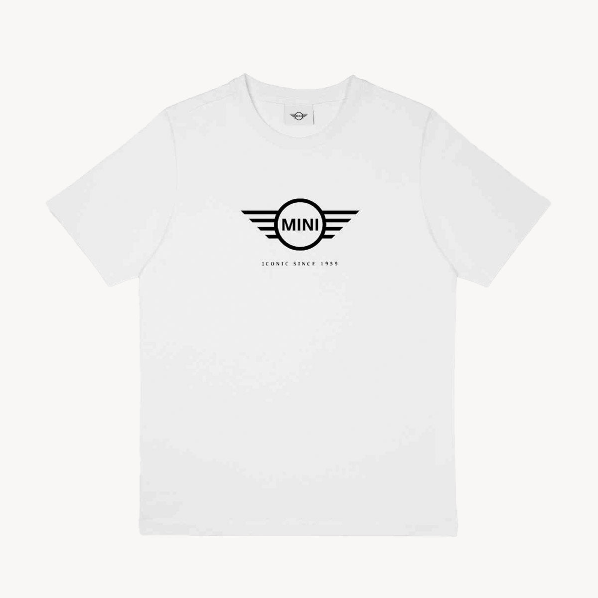 MINI - Embossed Wing Logo T-Shirt Kvinde - Hvid