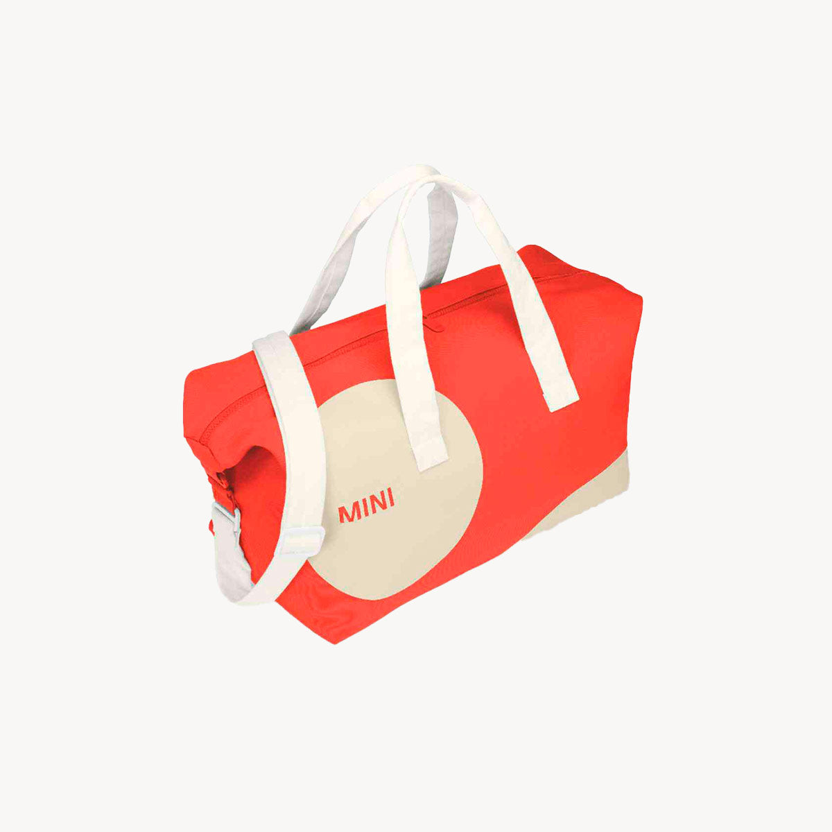 MINI - Duffelbag - Rød/Beige