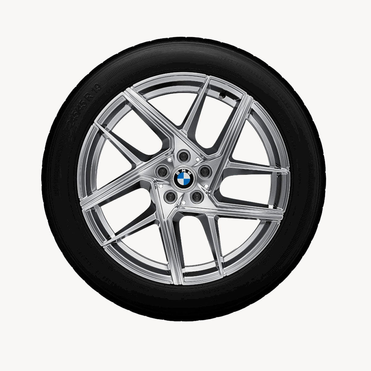 BMW - Komplette vinterhjul - 19" BMW dobbelteger 1059 Refined Silver
