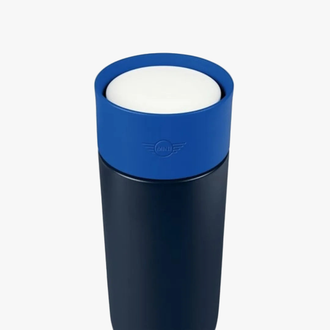 MINI - Termokrus med farveblok 500ml - Blå/Navy