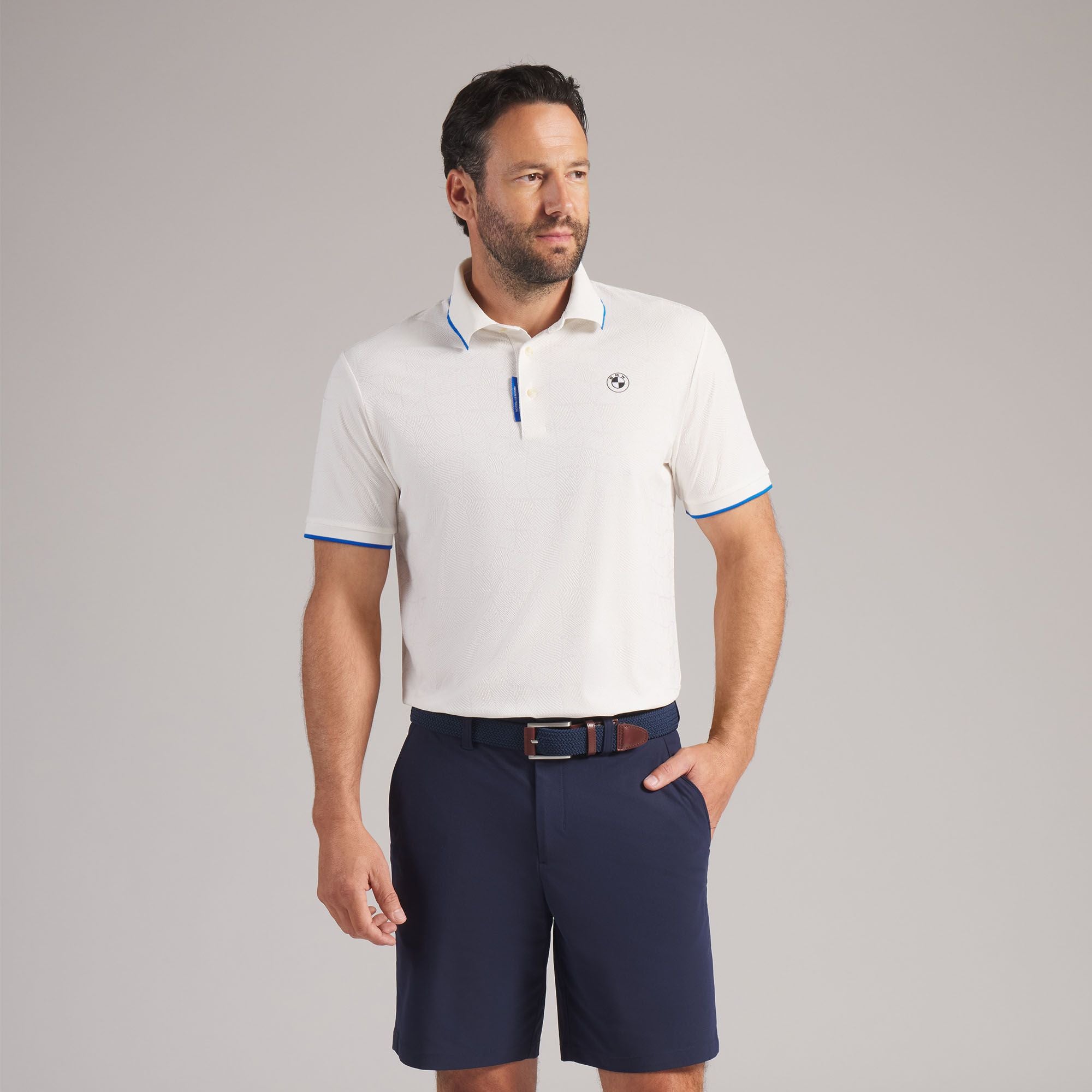 BMW - Golf Polo Mænd - Hvid