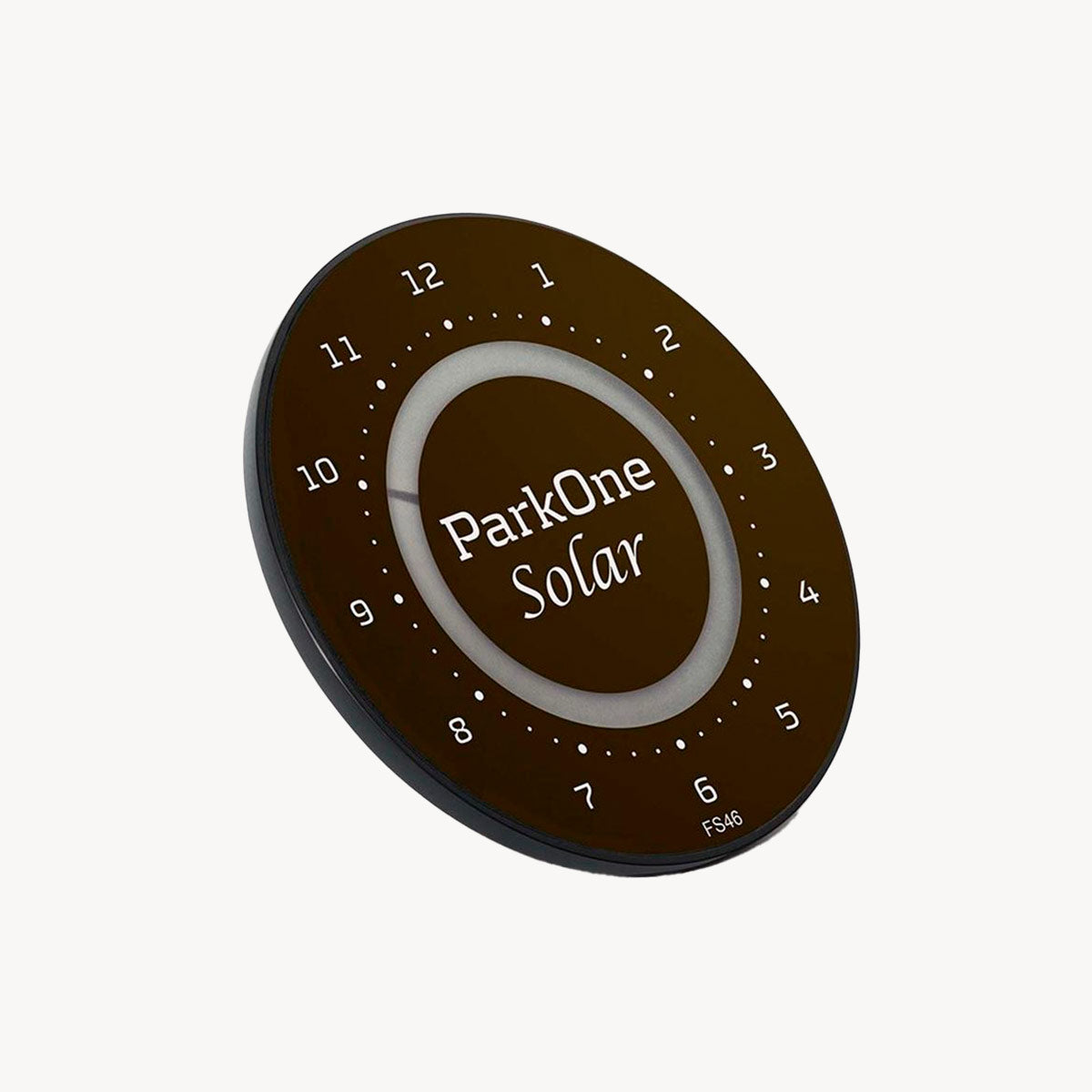 ParkOne Solar Elektonisk P-Skive - Sort