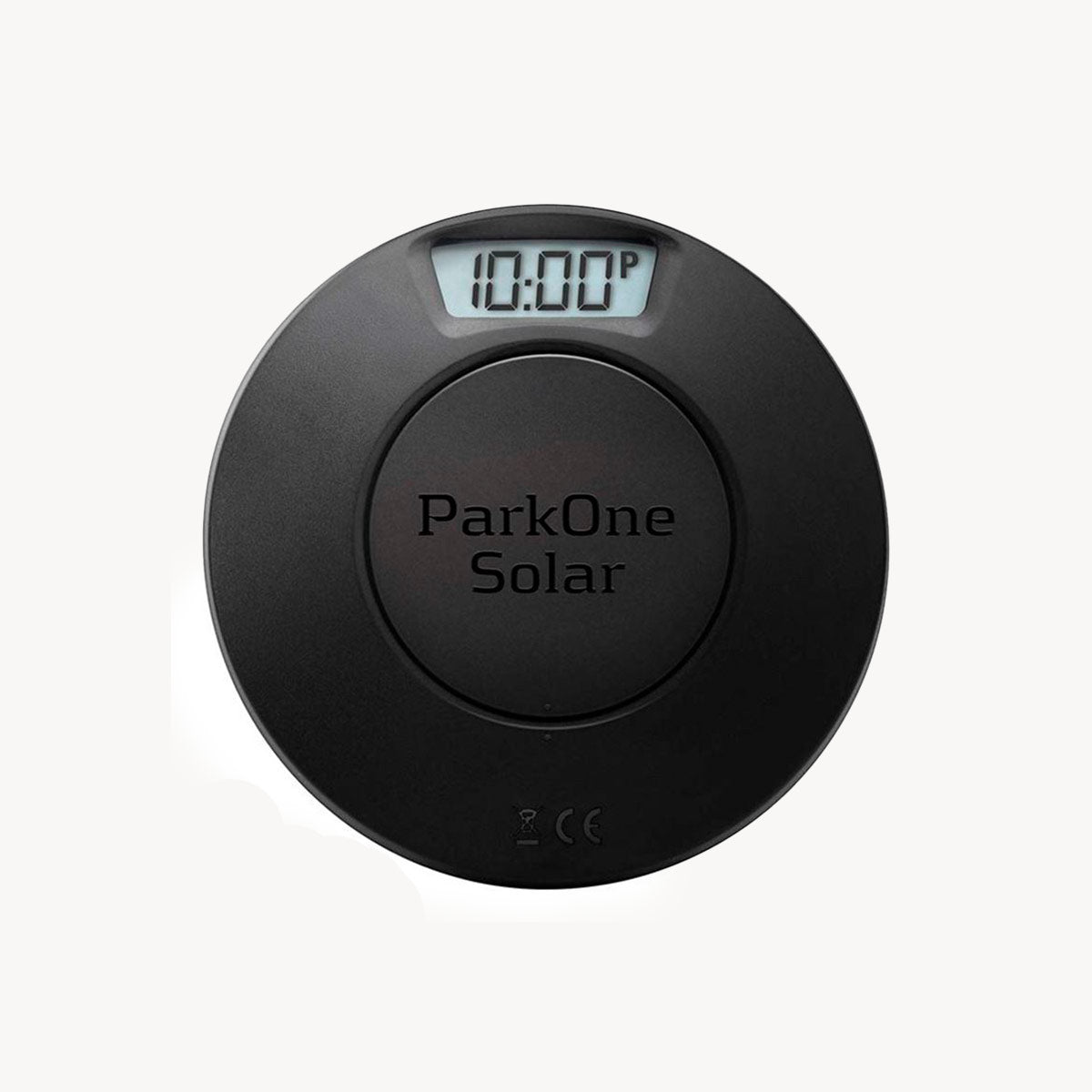 ParkOne Solar Elektonisk P-Skive - Sort