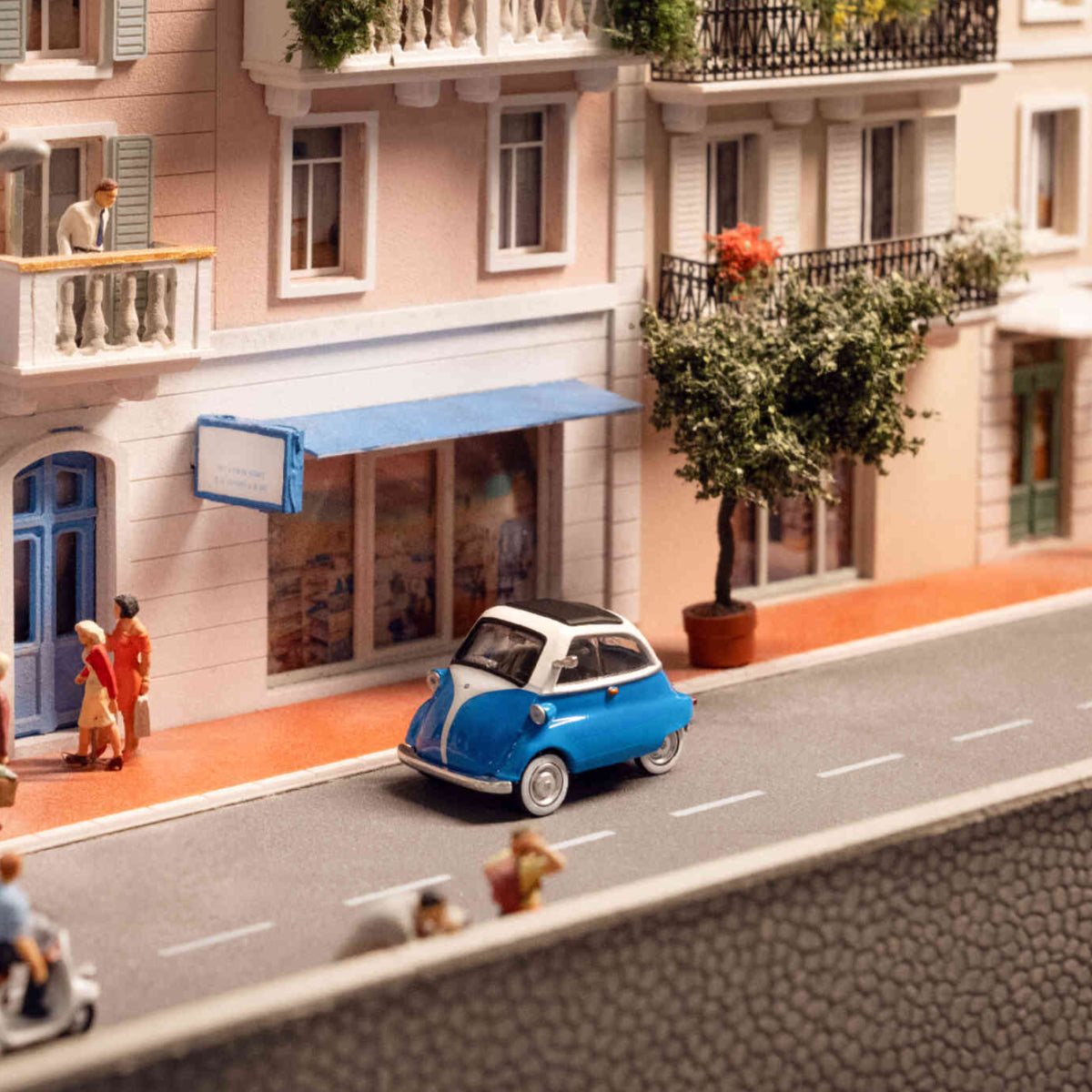 BMW Isetta Miniature Modelbil (1:64)