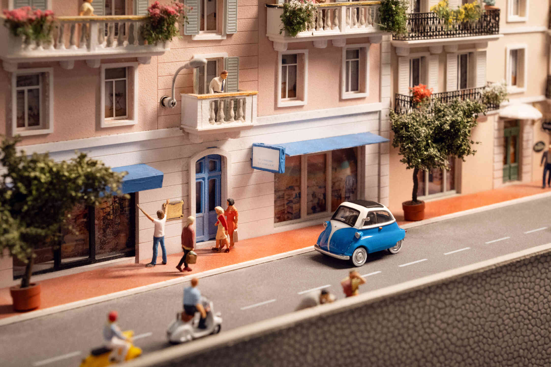 BMW Isetta Miniature Modelbil (1:64)