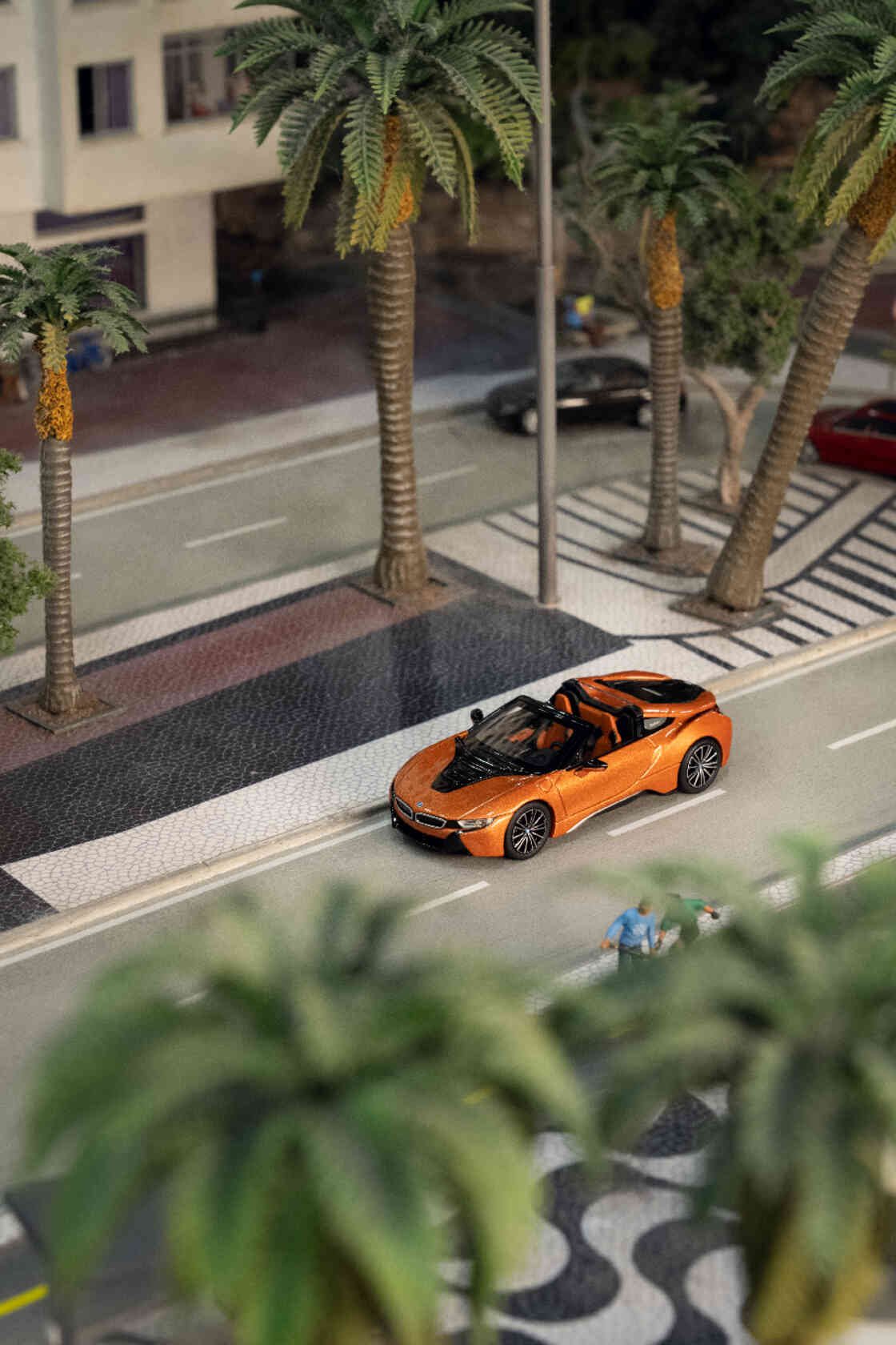 BMW i8 Roadster Miniature Modelbil (1:64)