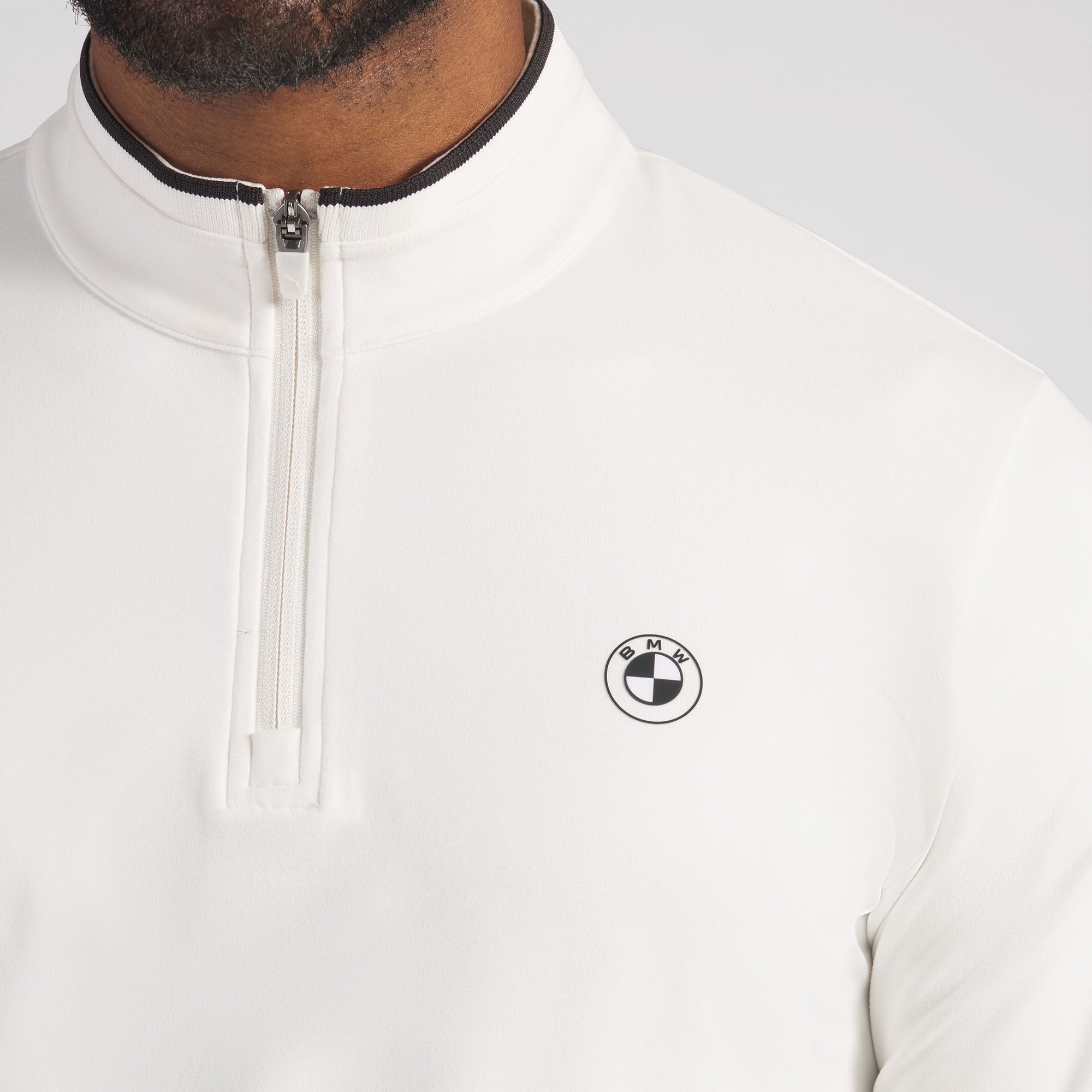 BMW - Golf 1/4 Zip trøje - Hvid