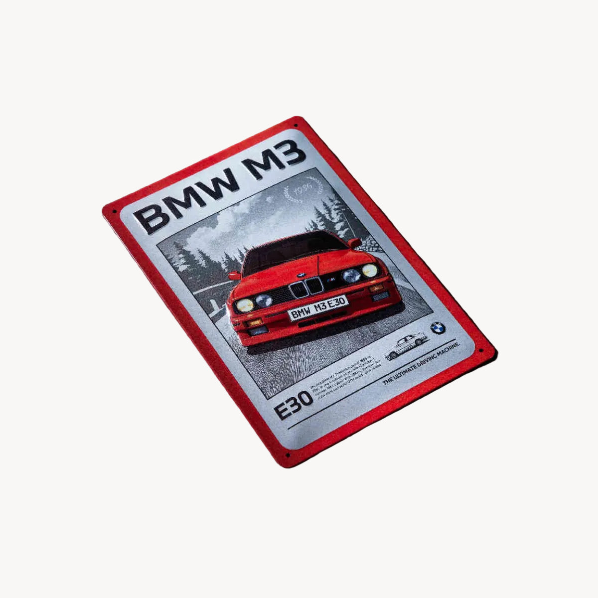 BMW Metal Skilt - BMW M3 E30
