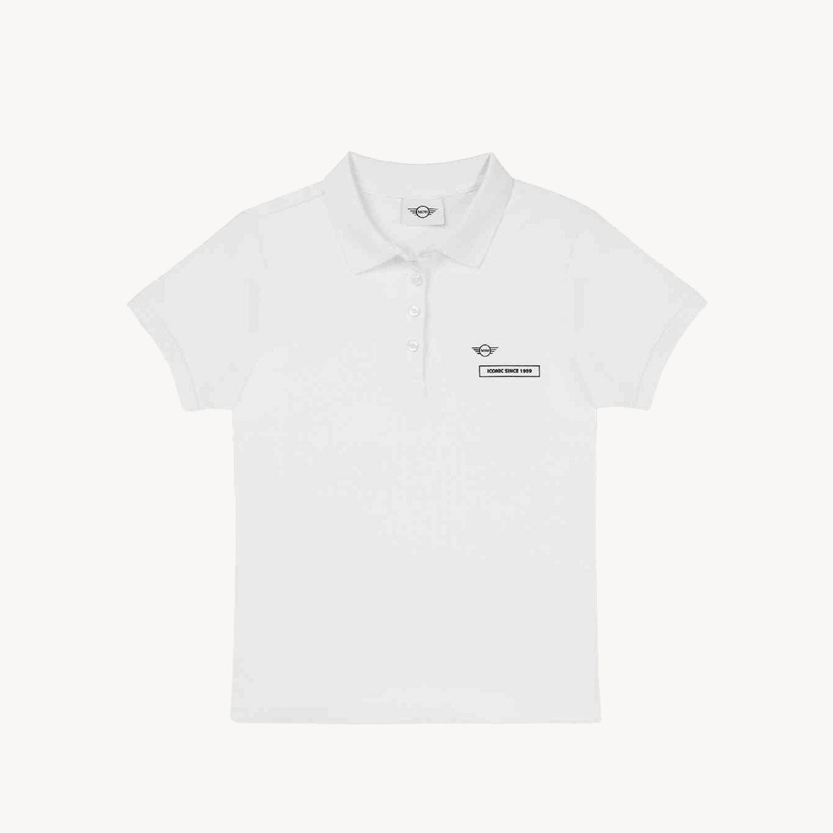 MINI - Badge Polo Kvinde - Hvid