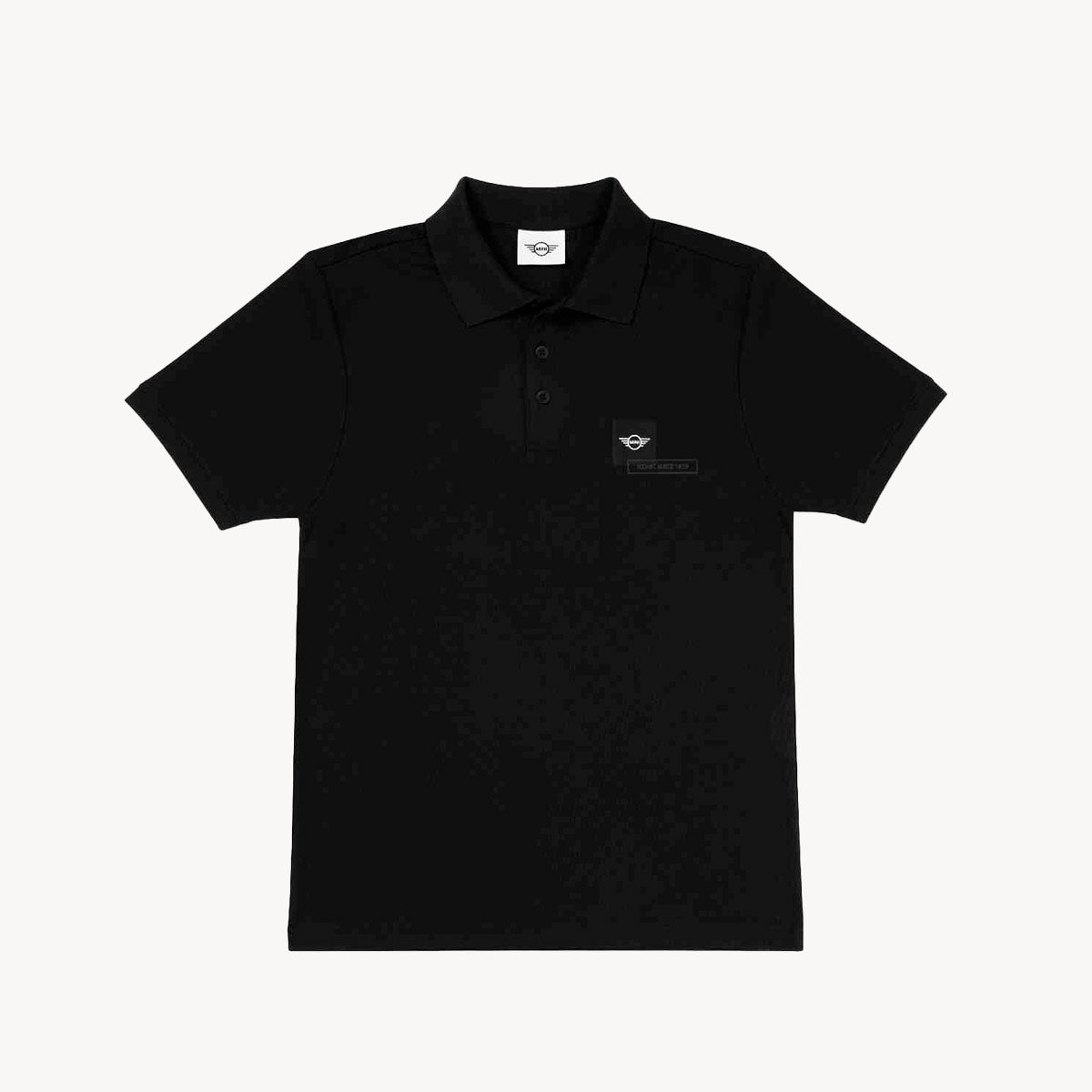MINI - Badge Polo Kvinde - Sort