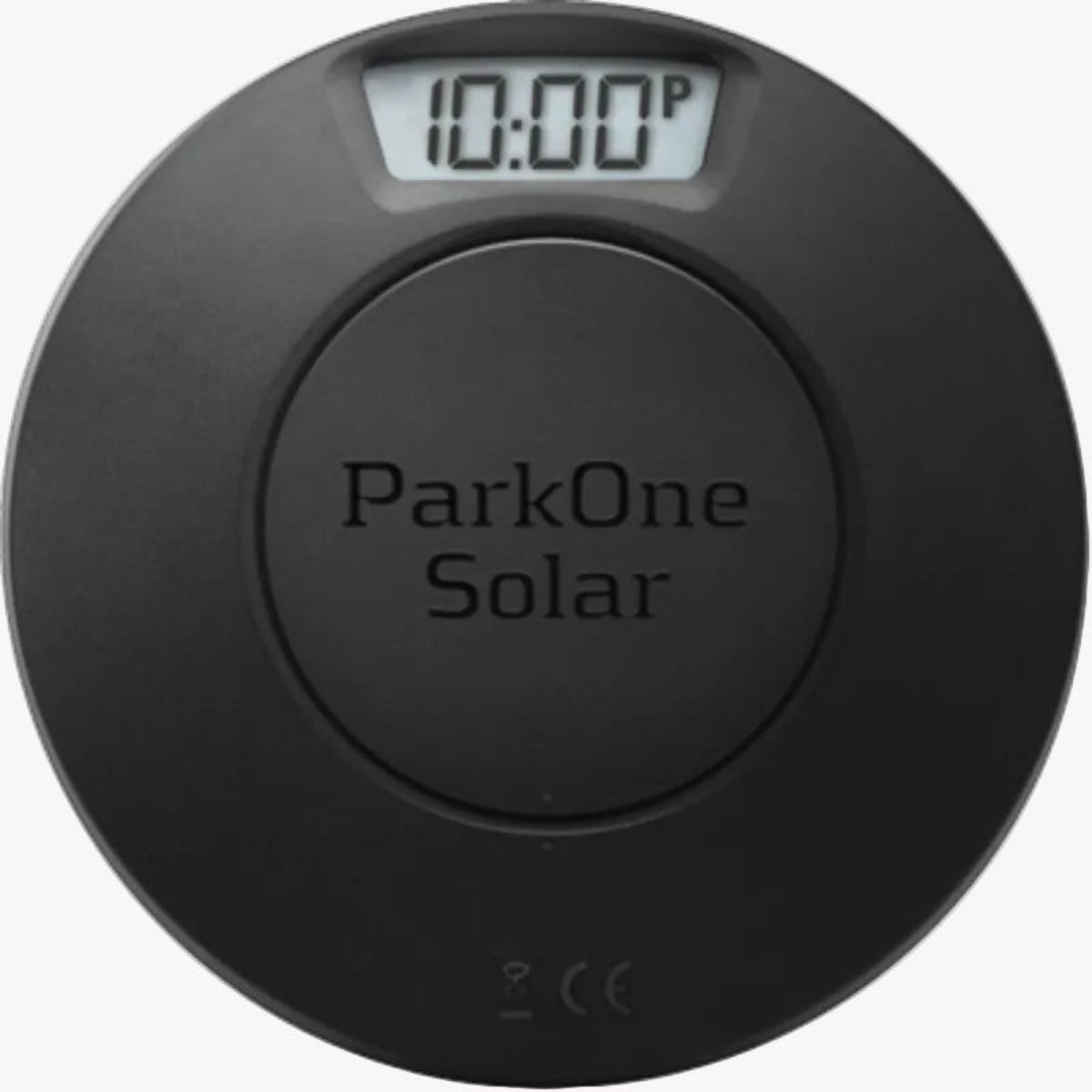 ParkOne Solar Elektonisk P-Skive - Sort